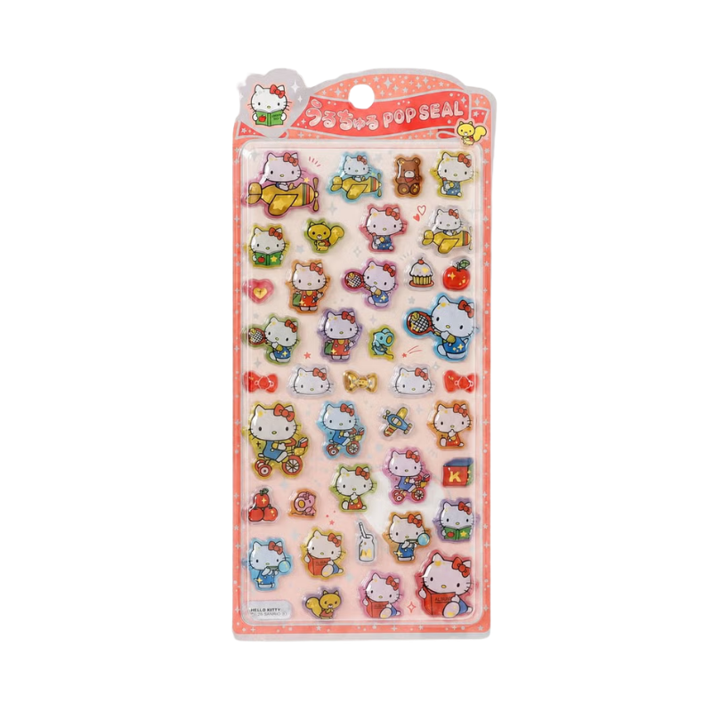 SANRIO Hello Kitty Uruchuru Pop Seal Sticker 70s