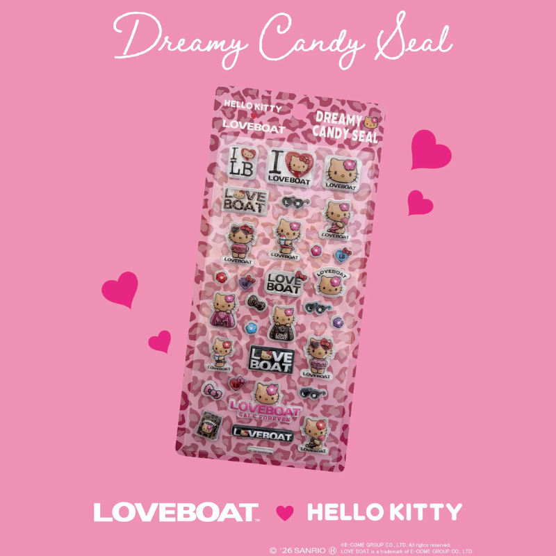 SANRIO Hello Kitty x Love Boat Dreamy Candy Seal Sticker