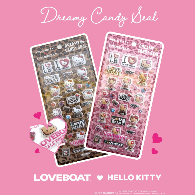 SANRIO Hello Kitty x Love Boat Dreamy Candy Seal Sticker