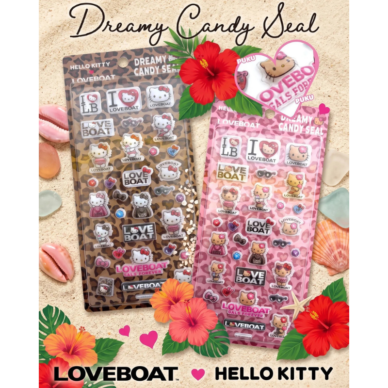 SANRIO Hello Kitty x Love Boat Dreamy Candy Seal Sticker