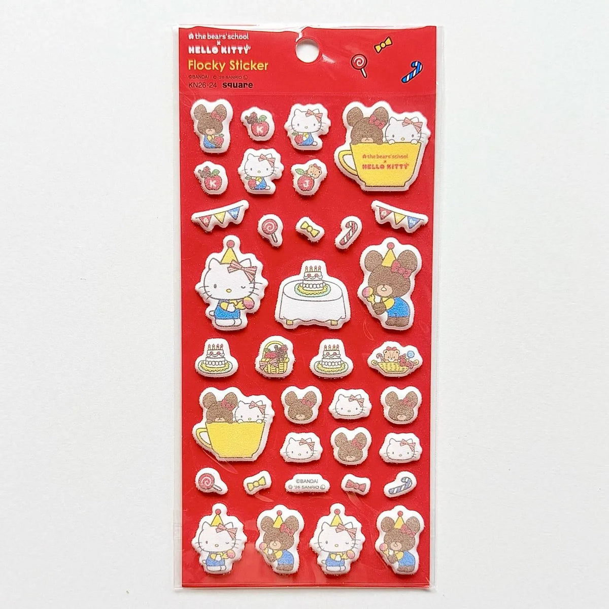SANRIO Hello Kitty x The Bear’s School Flocky Sticker