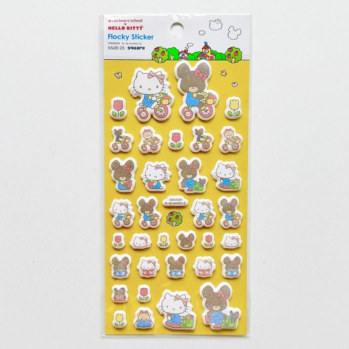 SANRIO Hello Kitty x The Bear’s School Flocky Sticker