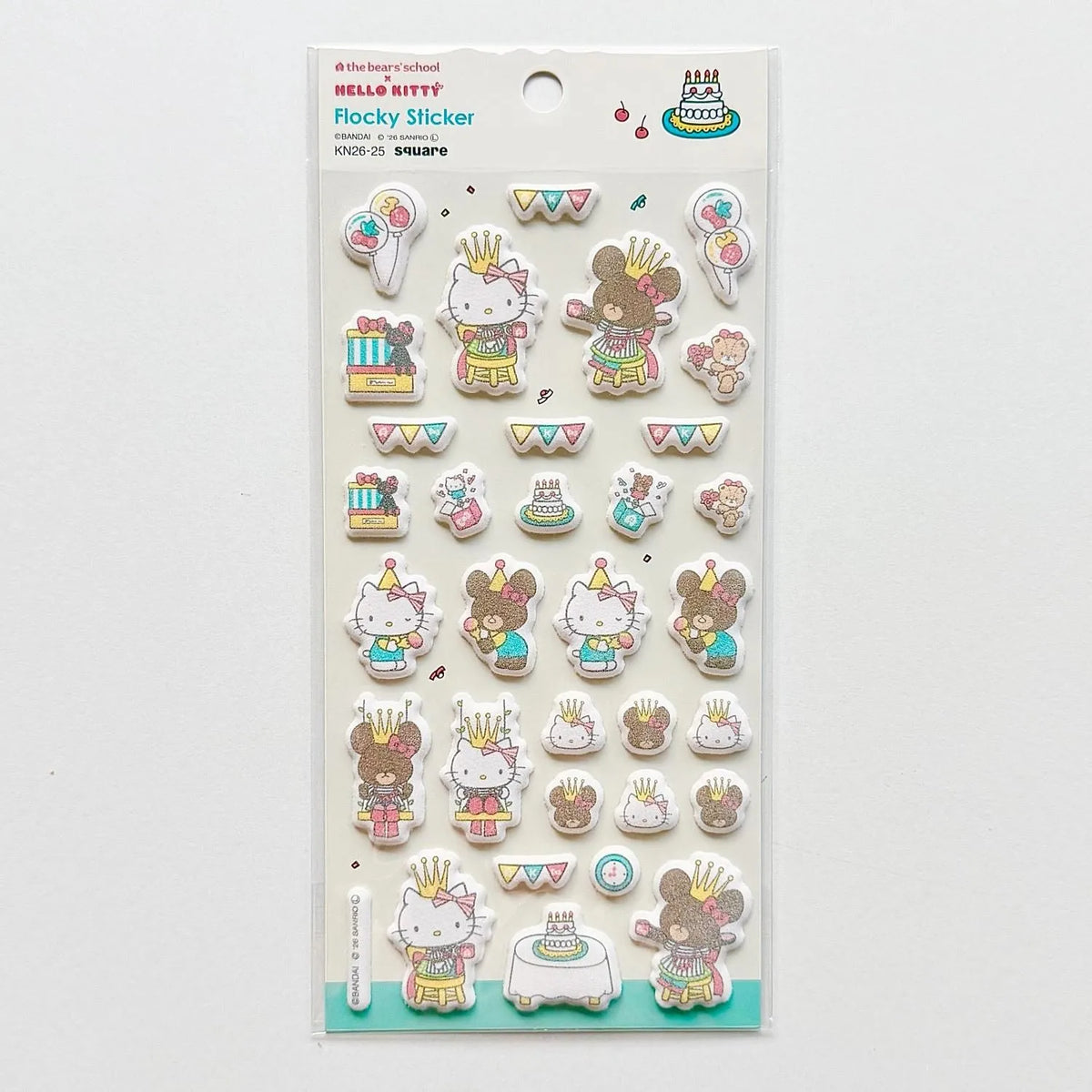 SANRIO Hello Kitty x The Bear’s School Flocky Sticker