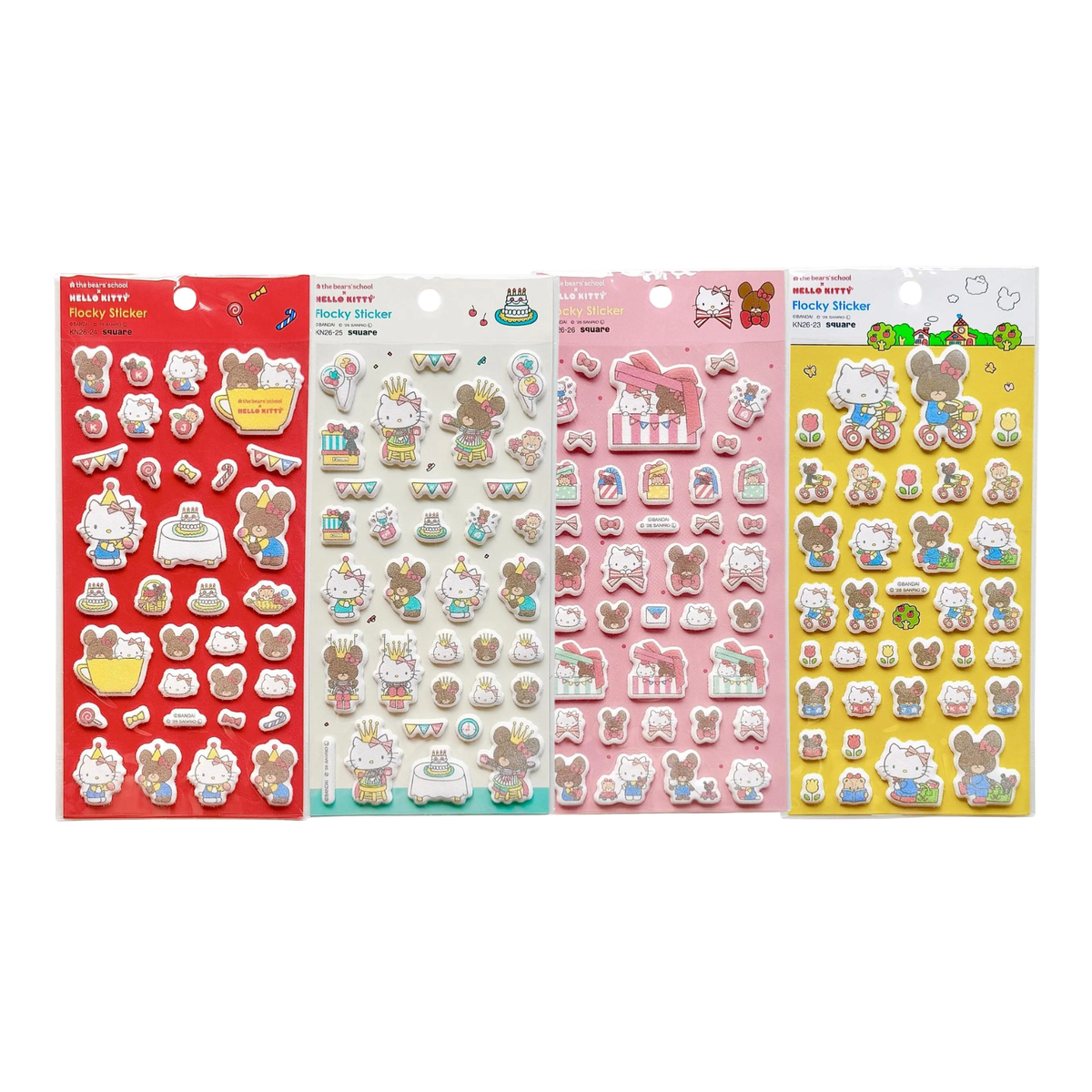 SANRIO Hello Kitty x The Bear’s School Flocky Sticker