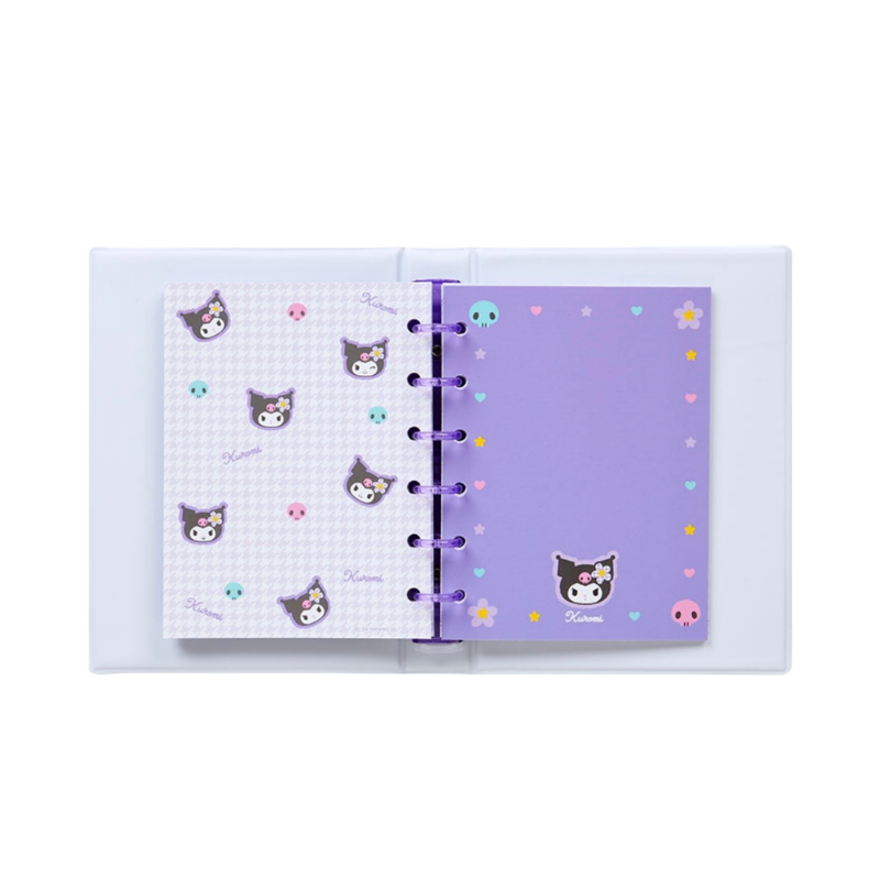 SANRIO Kuromi 6-Ring Sticker Memo Binder