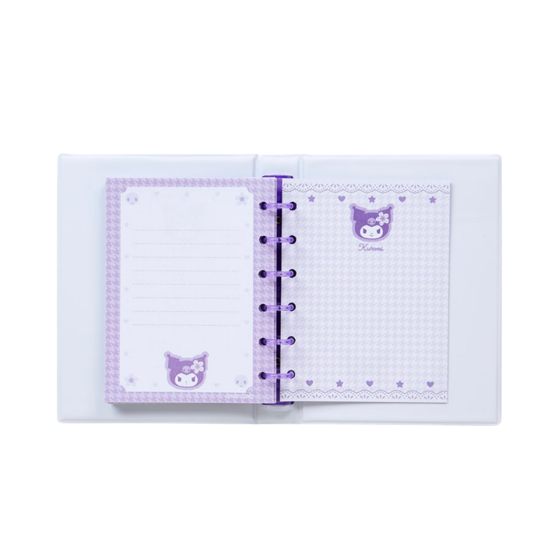 SANRIO Kuromi 6-Ring Sticker Memo Binder