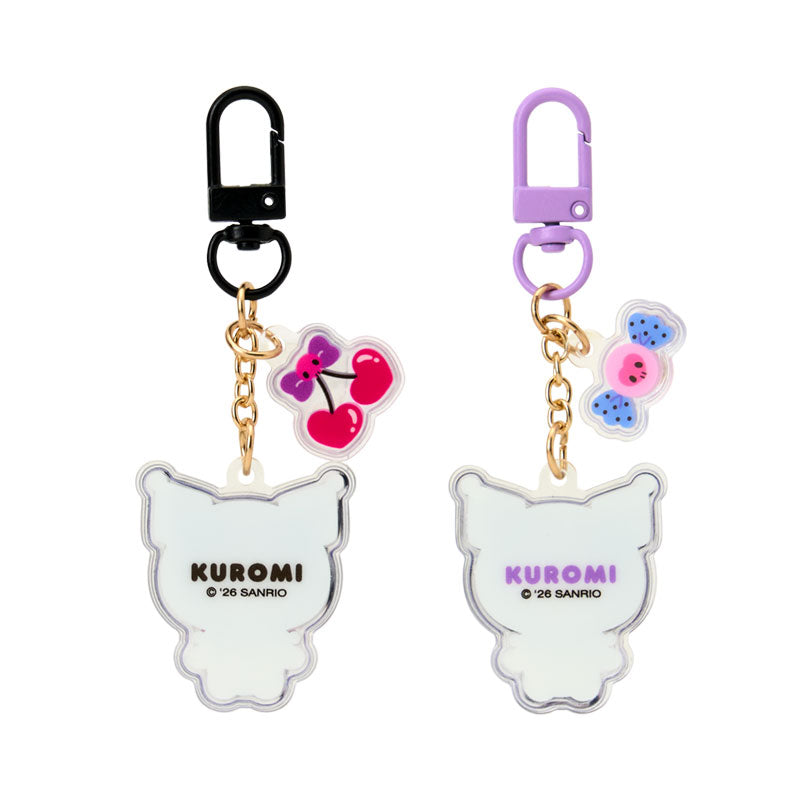 SANRIO Kuromi Clear Puffy Keychain Set
