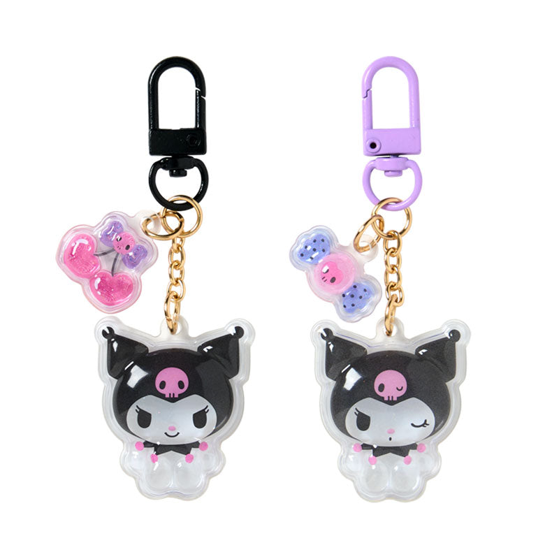 SANRIO Kuromi Clear Puffy Keychain Set