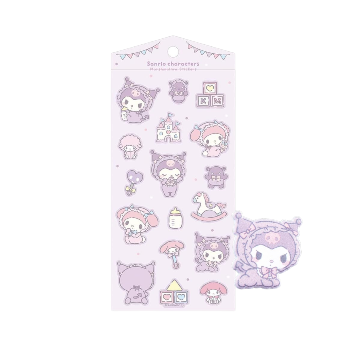 SANRIO Kuromi Marshmallow Sticker