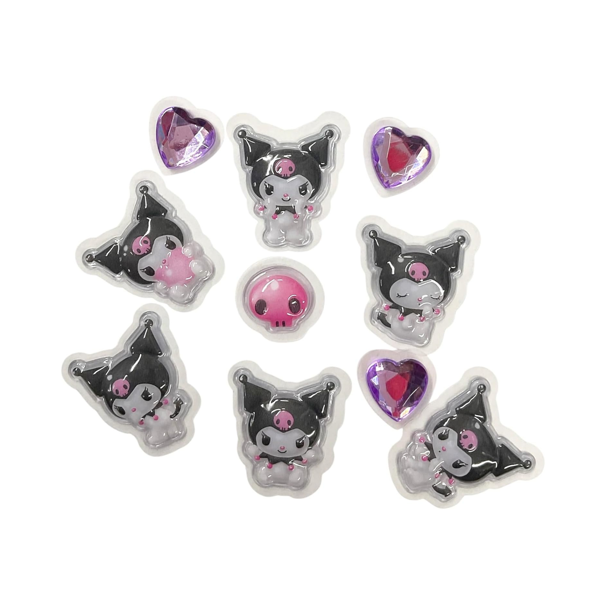 SANRIO Kuromi Petit Parts Sticker Set