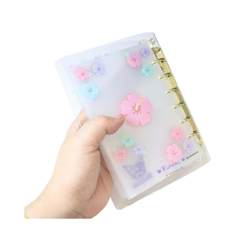 SANRIO Kuromi Tanned Sun Burnt 6-Ring Sticker Binder