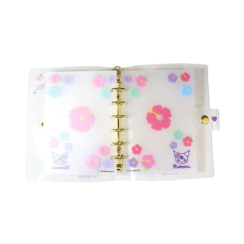 SANRIO Kuromi Tanned Sun Burnt 6-Ring Sticker Binder