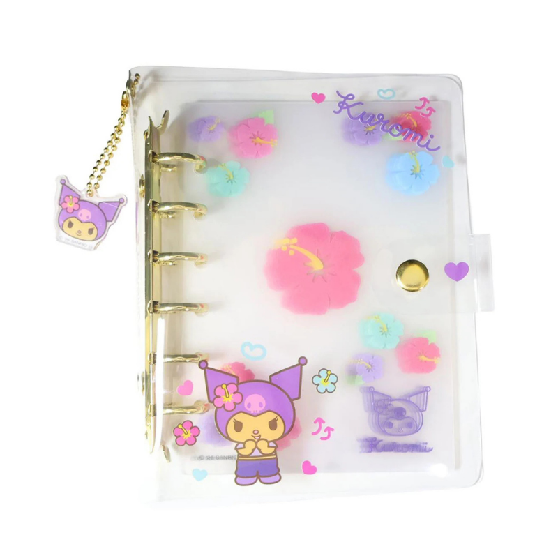 SANRIO Kuromi Tanned Sun Burnt 6-Ring Sticker Binder