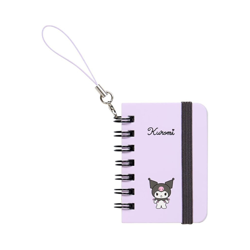SANRIO Mini Ring Notebook Keychain (Hello Kitty/Cinnamoroll/My Melody/Kuromi)