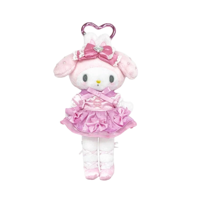 SANRIO My Melody Bunnies Ballerina Style Up Long Leg Mascot Holder Keychain