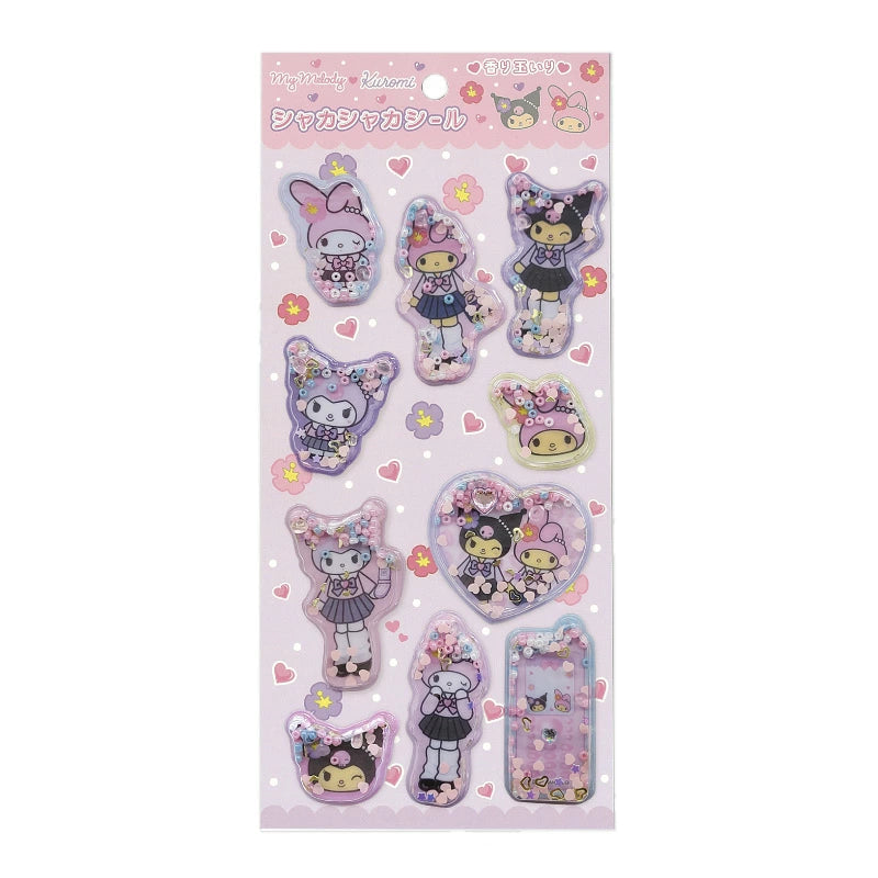SANRIO My Melody / Kuromi Style Up Long Leg Shaker Sticker