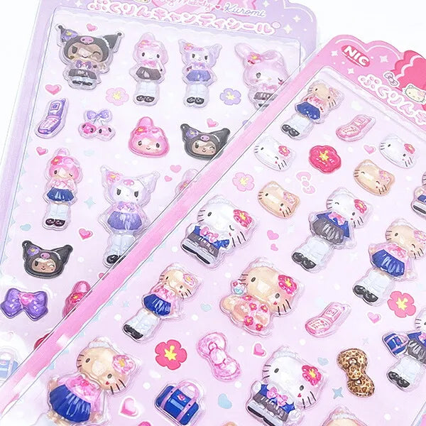 SANRIO My Melody / Kuromi / hello kitty Style Up Long Leg Pukurin Candy Sticker