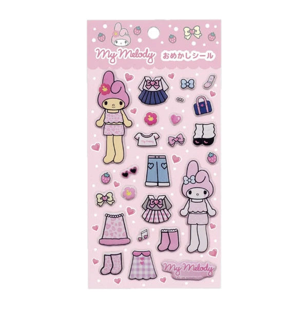 SANRIO My Melody Style Up Long Leg Dress Up Sticker