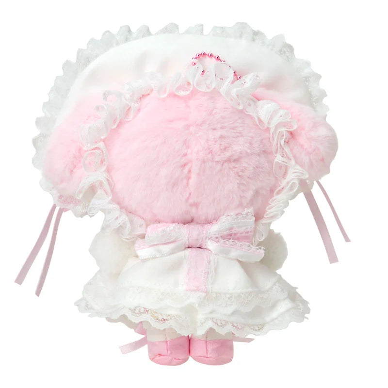 SANRIO My Melody White Frill Mascot Holder Keychain