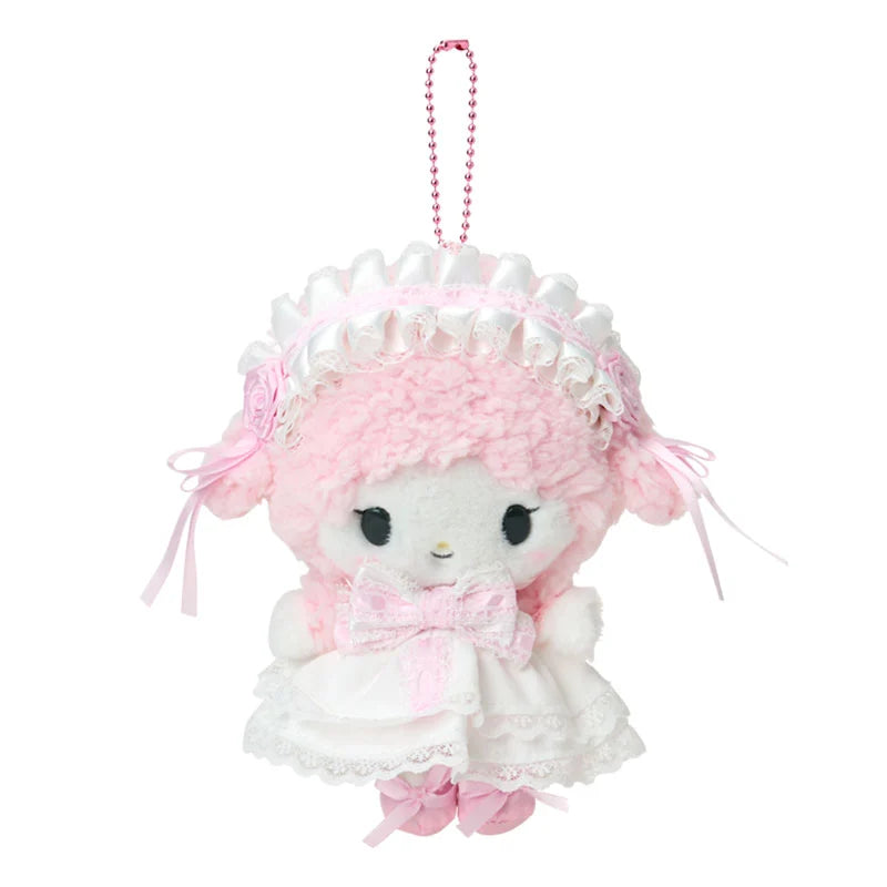 SANRIO My Sweet Piano White Frill Mascot Holder Keychain