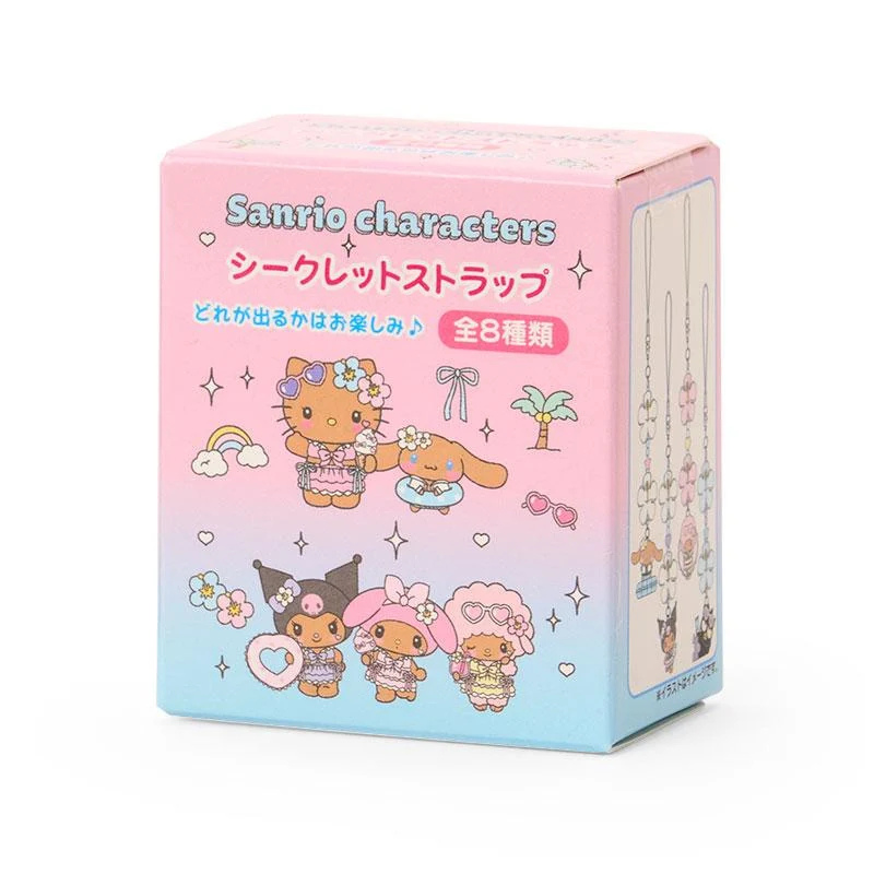 SANRIO Sparkling Summer Pool Tanned Mascot Secret Strap Blind Box