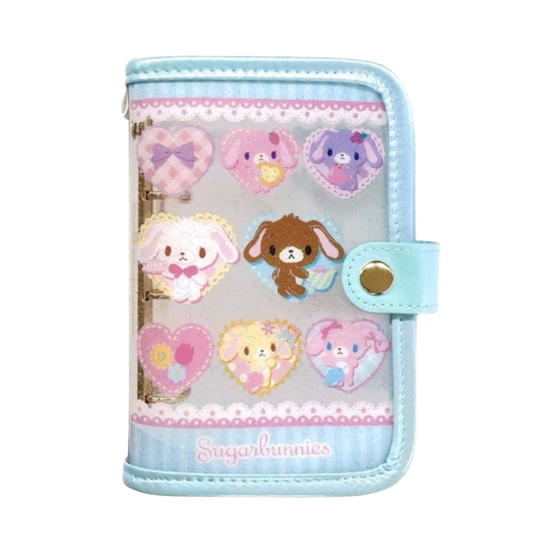 SANRIO Sugarbunnies 6-Ring Sticker Binder (Blue)