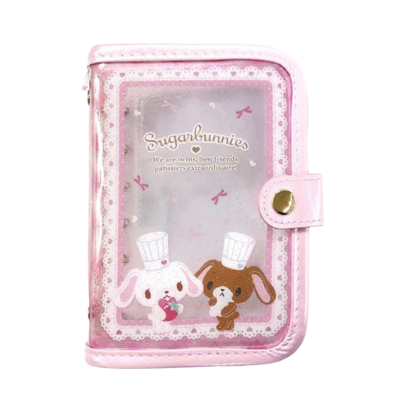 SANRIO Sugarbunnies 6-Ring Sticker Binder (Pink)