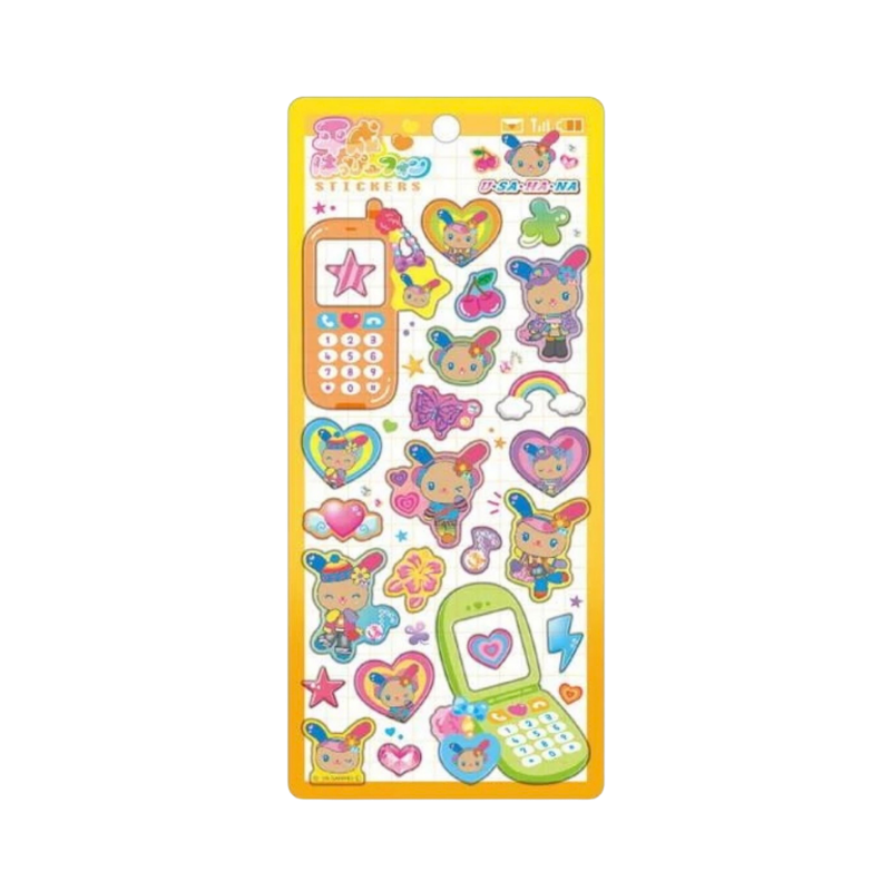 SANRIO Usahana Happy Phone Heisei Sticker