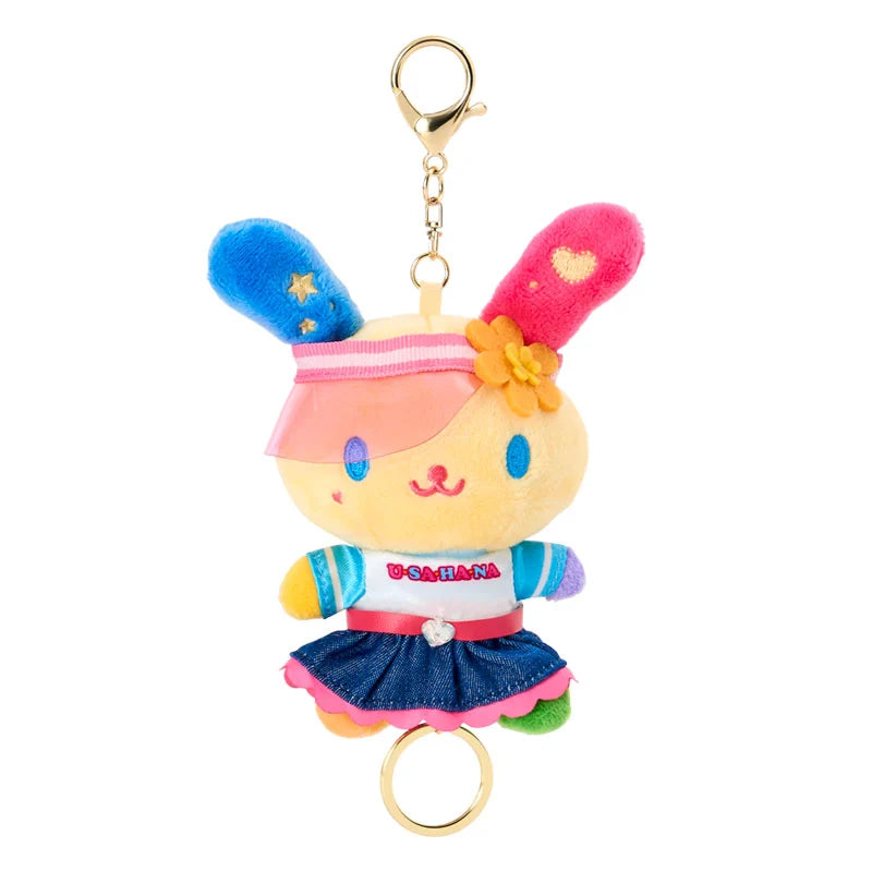 SANRIO Usahana Reel Mascot Holder Keychain (Sporty)