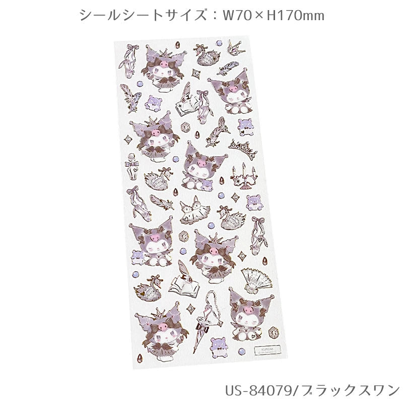 SANRIO x MikiTakei Clear Seal Gold Foil Sticker