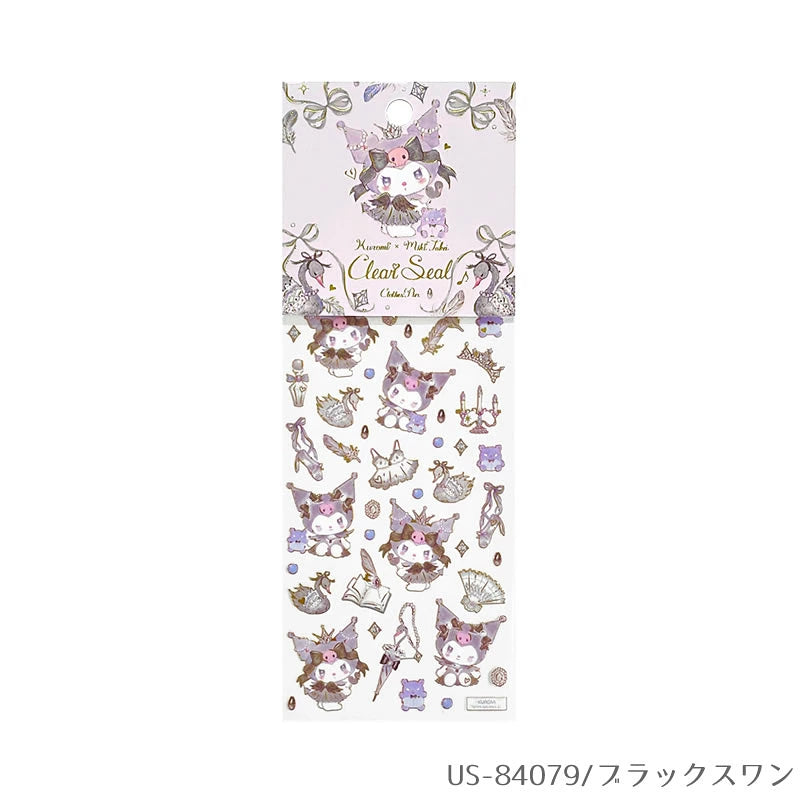 SANRIO x MikiTakei Clear Seal Gold Foil Sticker
