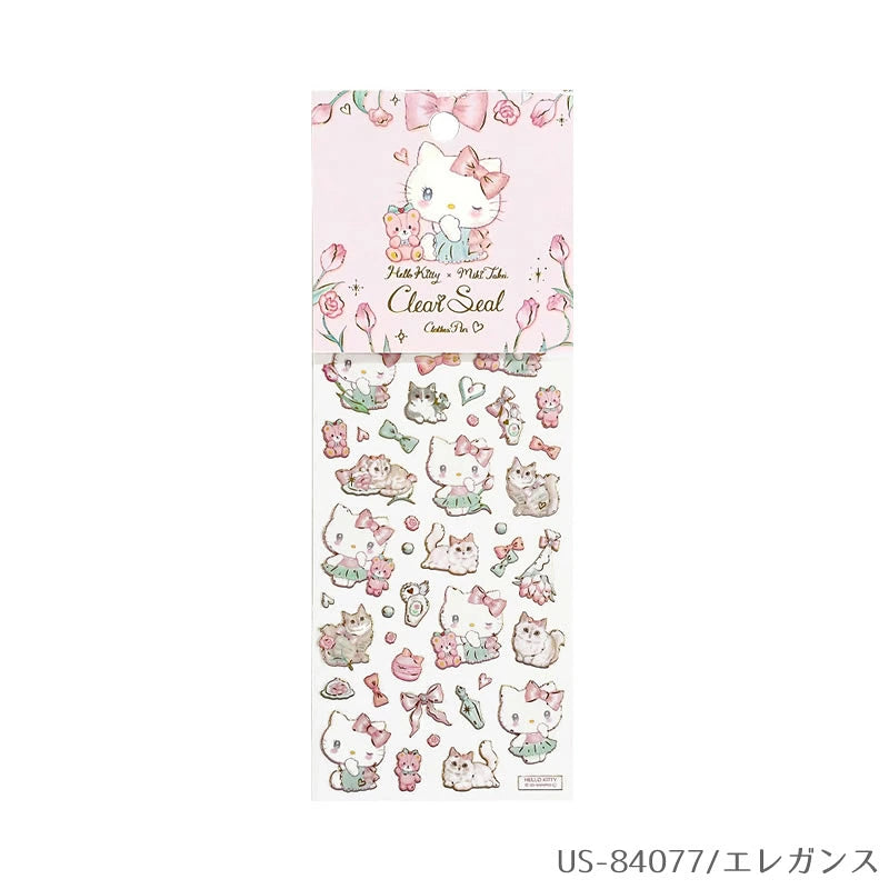 SANRIO x MikiTakei Clear Seal Gold Foil Sticker