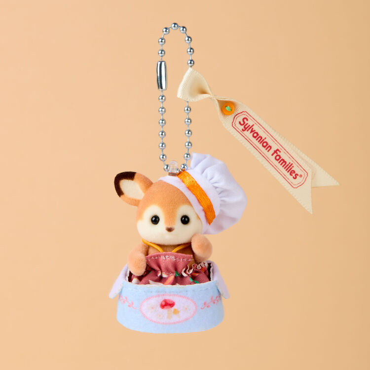 SYLVANIAN FAMILIES Baby Deer Warm Soup Keychain