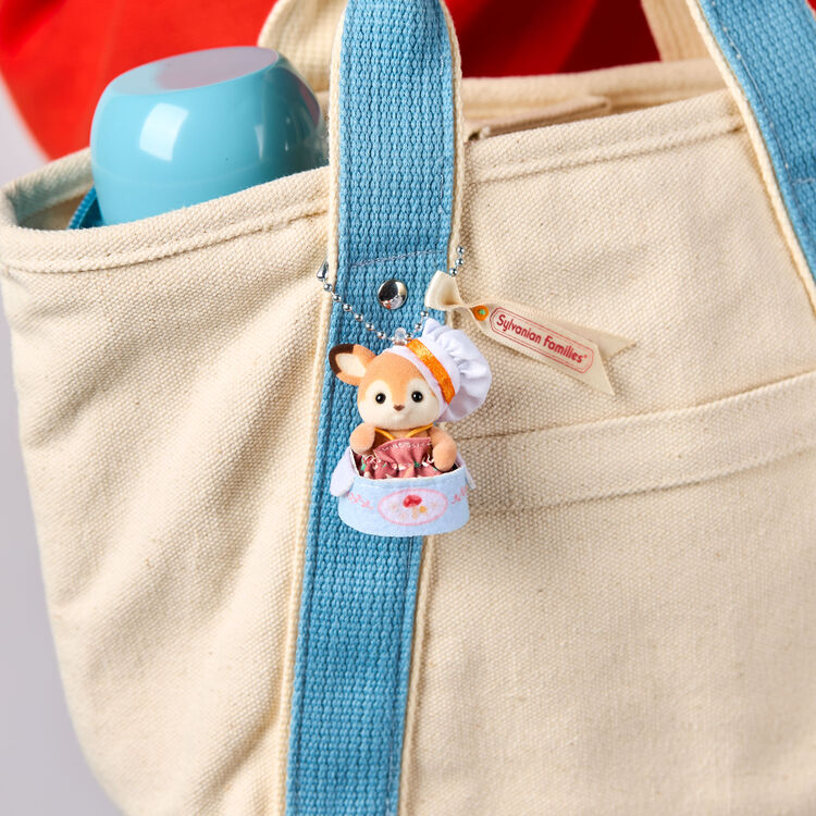 SYLVANIAN FAMILIES Baby Deer Warm Soup Keychain