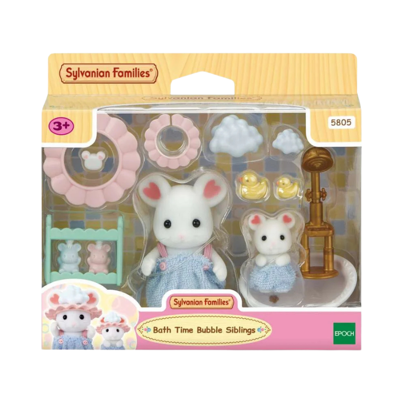 SYLVANIAN FAMILIES Bath Time Bubble Siblings