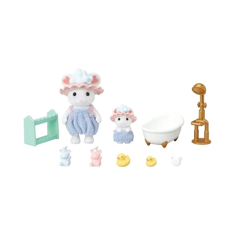 SYLVANIAN FAMILIES Bath Time Bubble Siblings