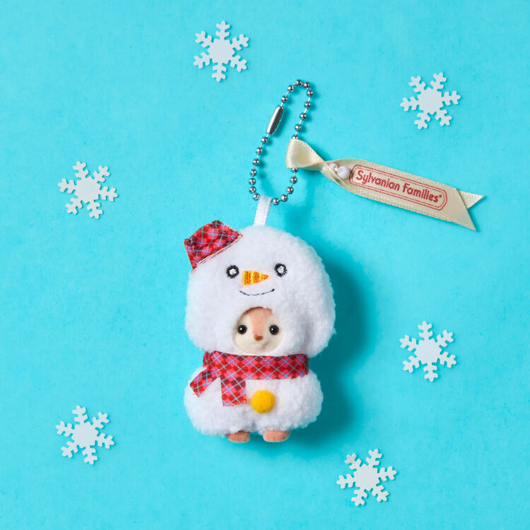 SYLVANIAN FAMILIES Deer Baby Snowman Keychain