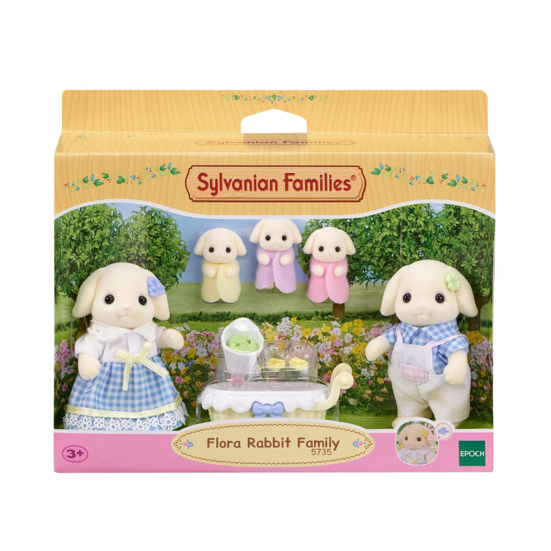 SYLVANIAN FAMILIES Flora Rabbit Family