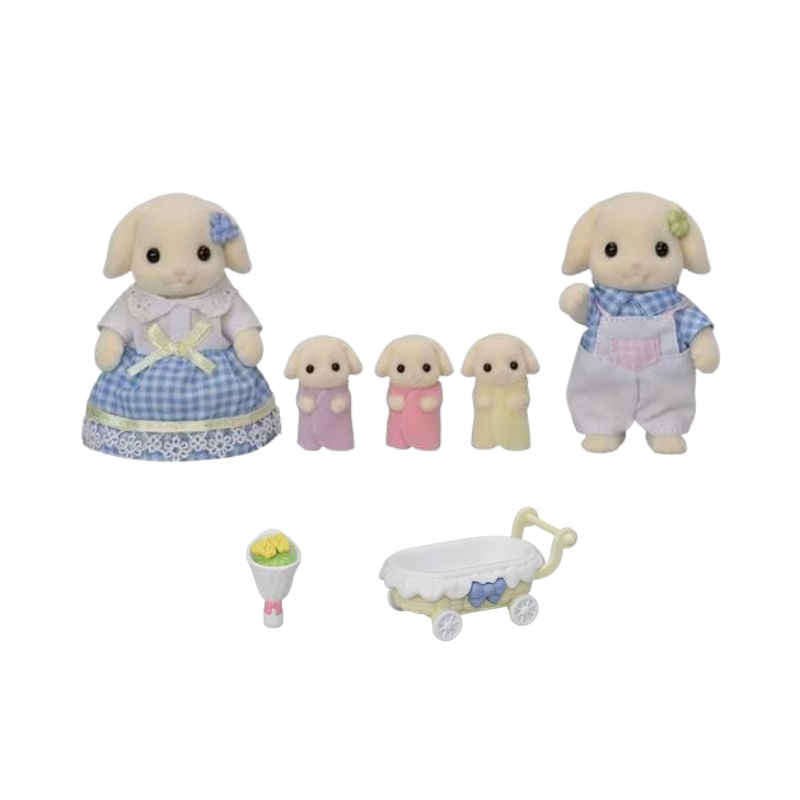 SYLVANIAN FAMILIES Flora Rabbit Family