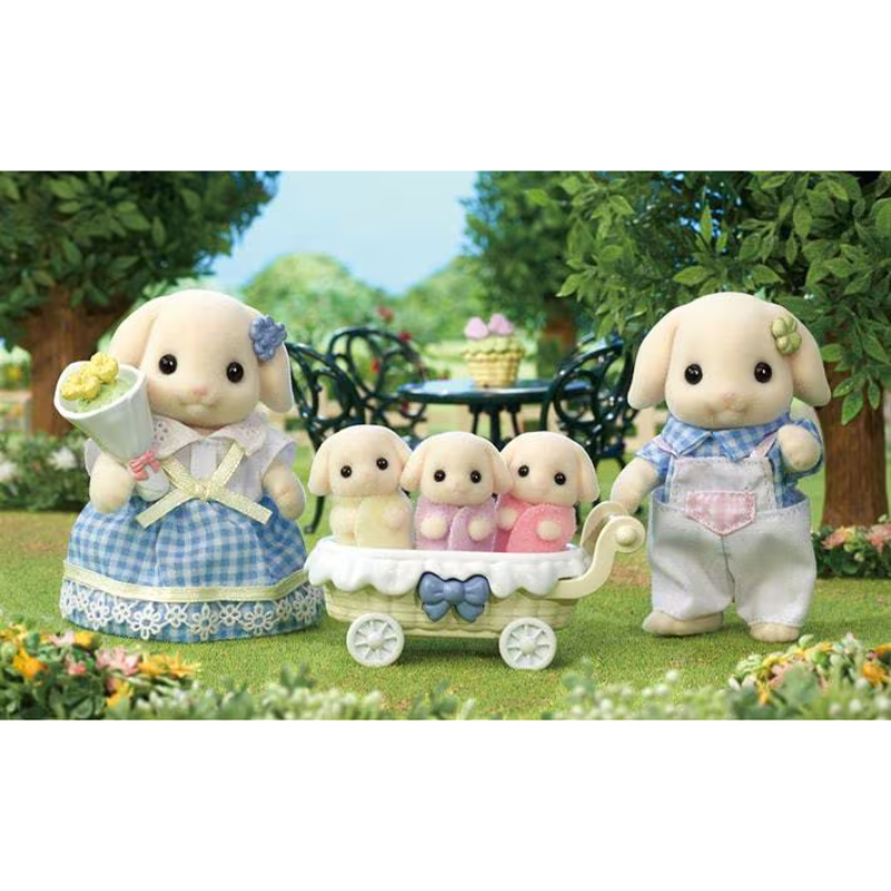 SYLVANIAN FAMILIES Flora Rabbit Family