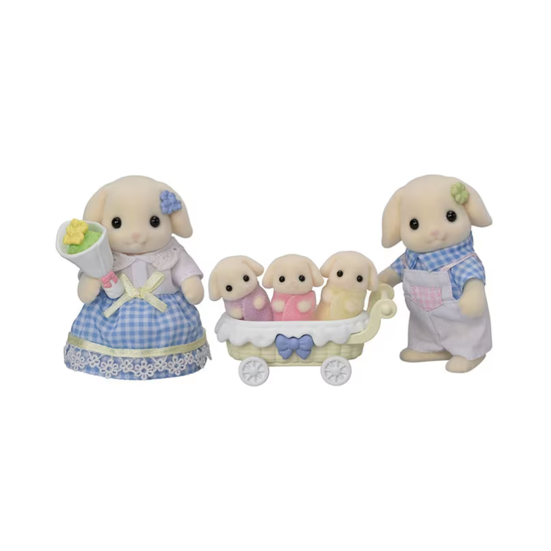 SYLVANIAN FAMILIES Flora Rabbit Family