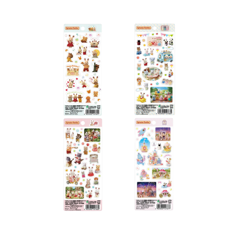 SYLVANIAN FAMILIES Japan Version Clear Seal Sticker