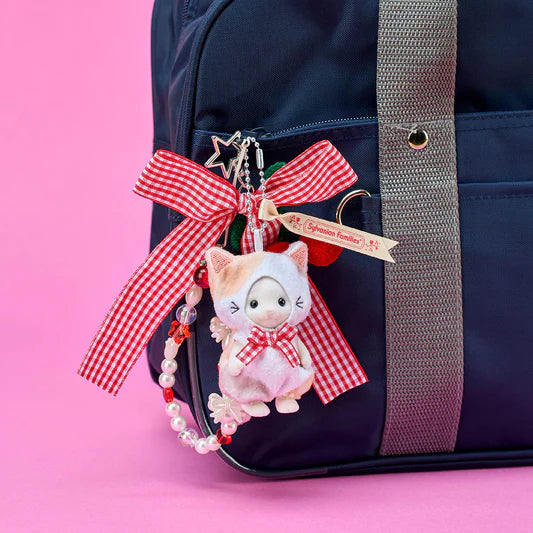 SYLVANIAN FAMILIES Latte Cat Boy Cat Costume Keychain