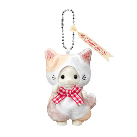 SYLVANIAN FAMILIES Latte Cat Boy Cat Costume Keychain