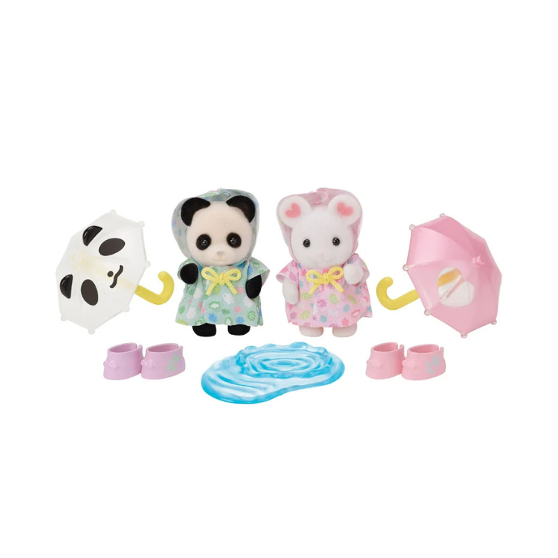 SYLVANIAN FAMILIES Nursery Friends Rainy Day Duo