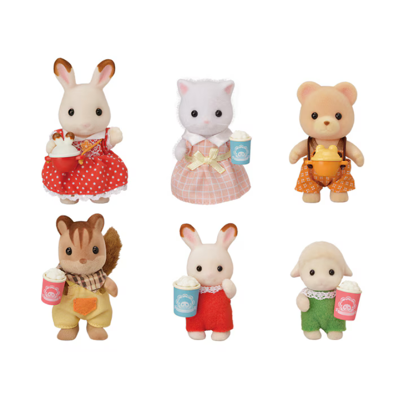 SYLVANIAN FAMILIES Sheep Mother Barbara Popcorn Delivery Trike