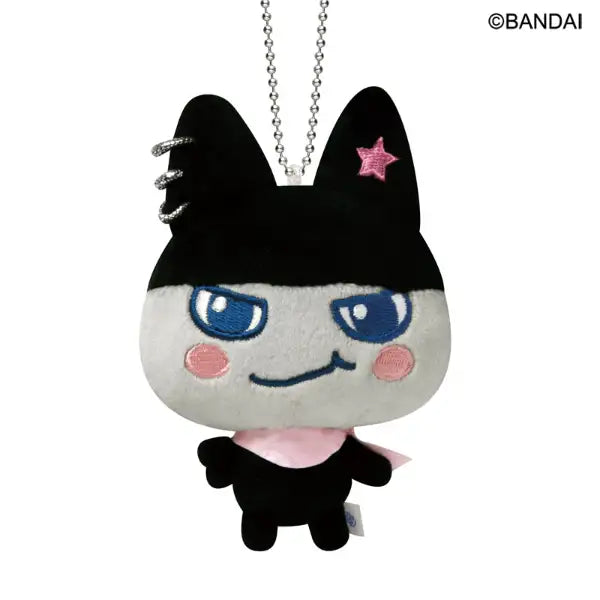 TAMAGOTCHI Kuromametchi Mascot Holder Keychain