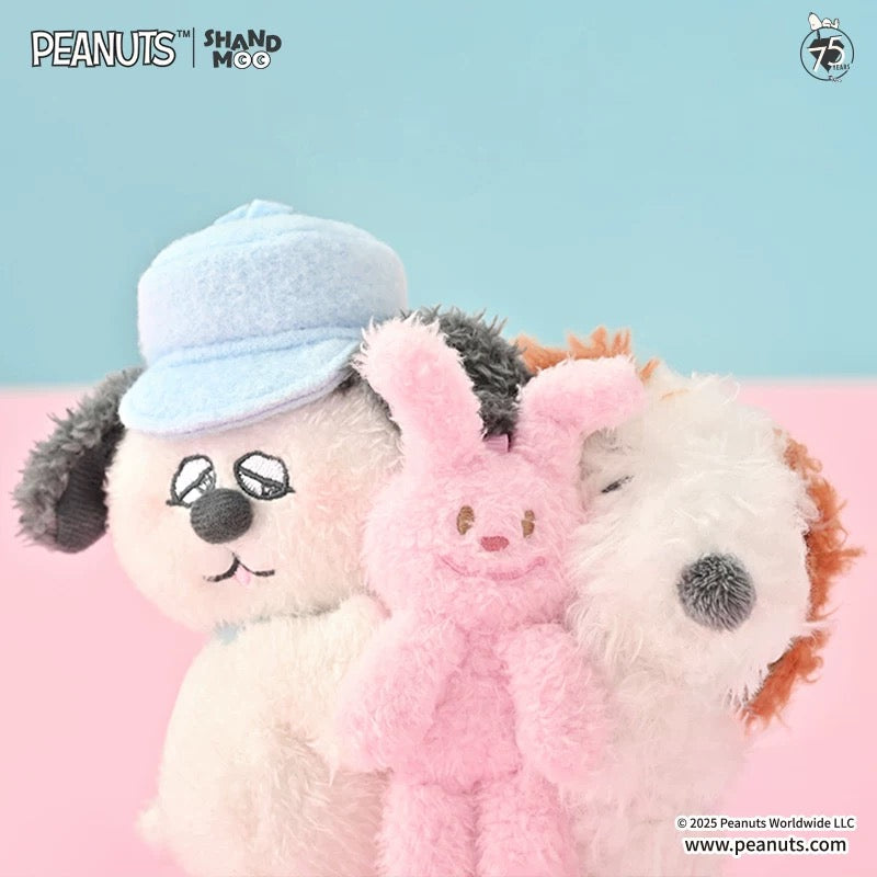 PEANUTS x SHANDMOO Olaf And Andy Warm Hug Series Mascot Holder Keychain