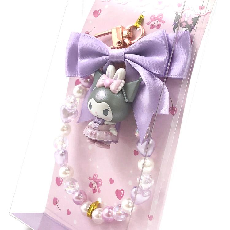 SANRIO Kuromi Bunnies Ballerina Ribbon Phone Strap