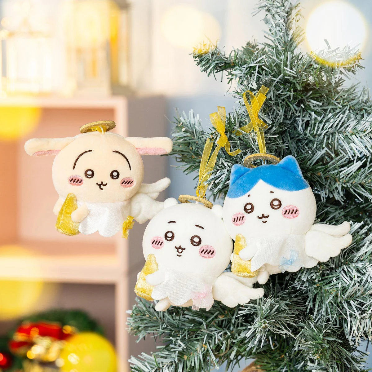chiikawa-chiikawa-nagano-characters-fluffy-angel-mascot-holder-keychain
